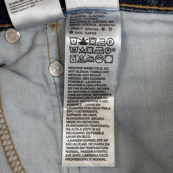 Levis 517 Jeans Men's 38x30 Blue Bootcut Denim Zip Fly 5-Pocket Classic - Picture 12 of 13